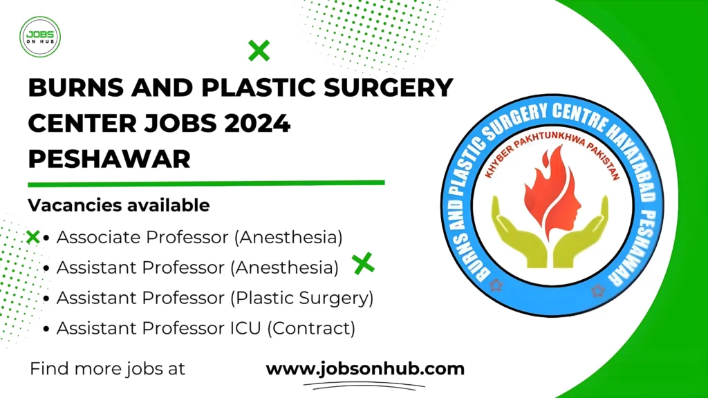 Burns and Plastic Surgery Center Jobs 2024