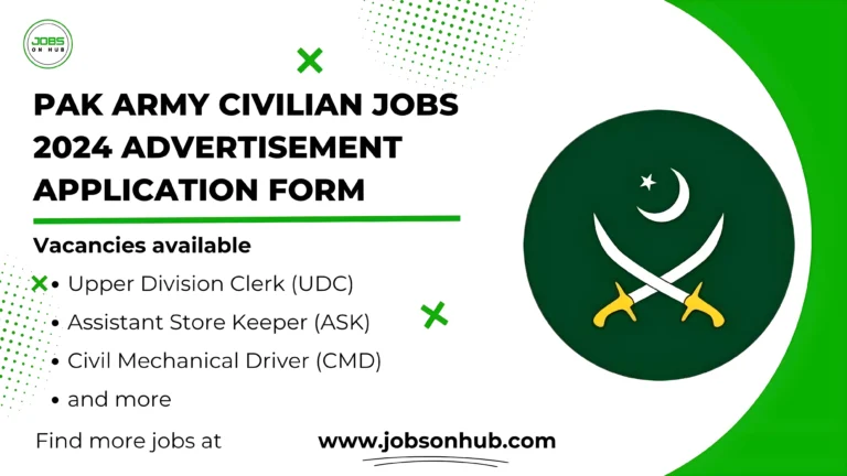 Pak Army Civilian Jobs 2024