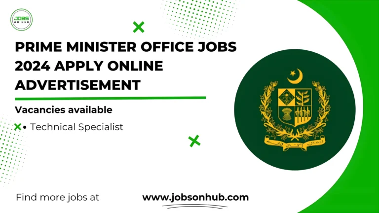 Prime Minister Office Jobs 2024