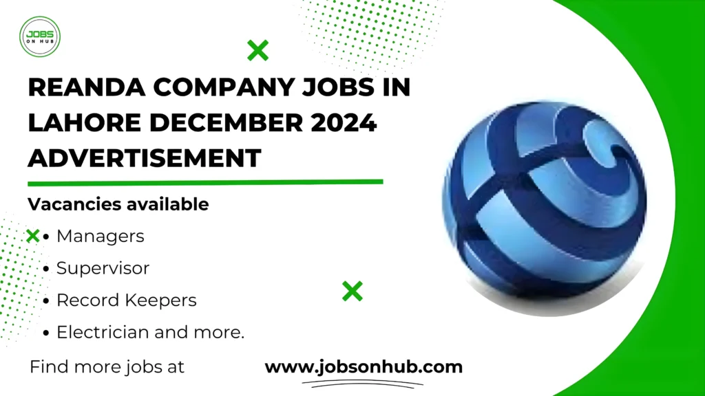 Reanda Company Jobs in Lahore December 2024 Advertisement