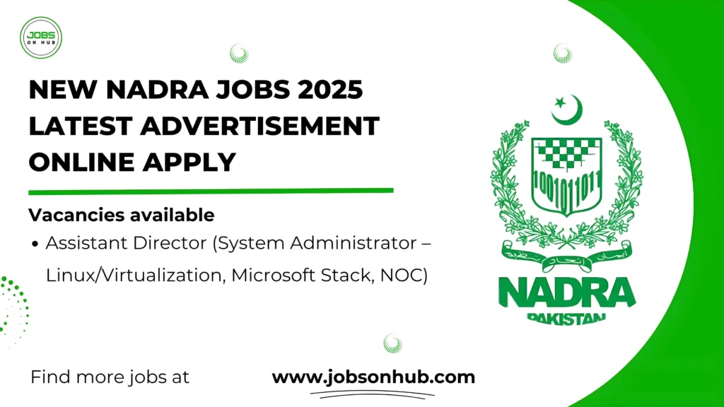 Latest NADRA Jobs 2025