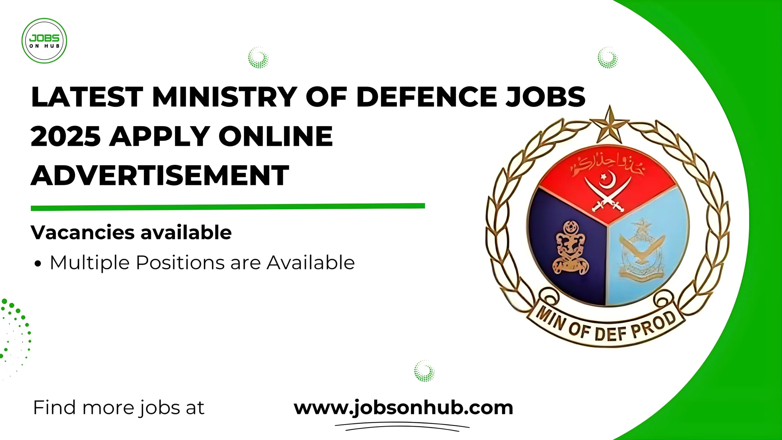 Ministry of Defence Jobs 2025