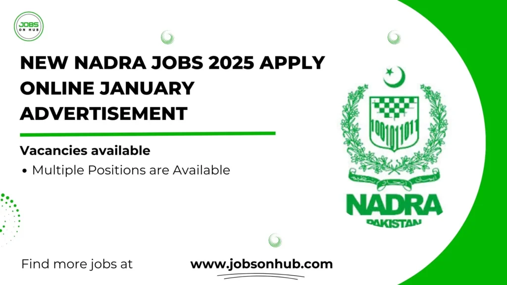 NADRA Jobs 2025