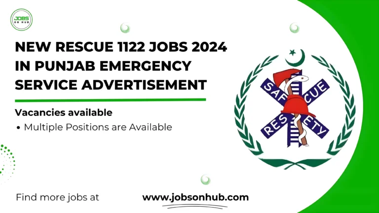 Rescue 1122 Jobs 2024